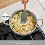 خرید سرویس قابلمه 7 پارچه کاراجا Swiss طوسی اصل ترکیه